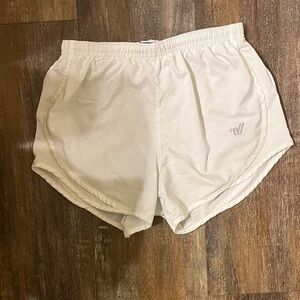 Varsity Women's White Athletic Shorts